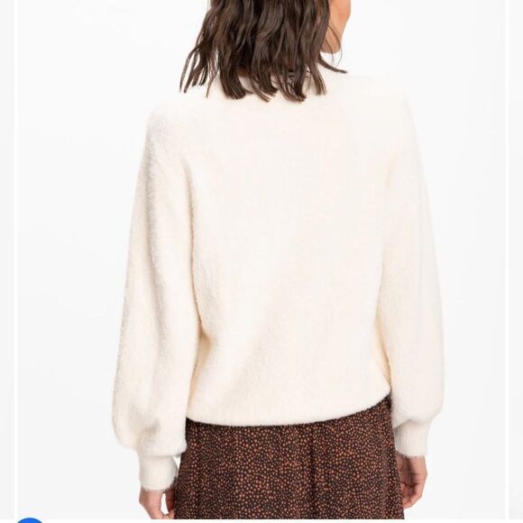 THREADS 4 THOUGHTS CLARA FUZZY PULLOVER CREW NECK SWEATER APEN M‎ STITCH FIX NWT - Picture 4 of 6